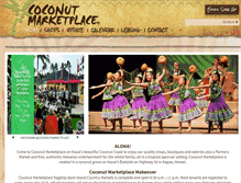 Tablet Screenshot of coconutmarketplace.com